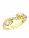 Ioannis Kosmima Damentliches Ring mit Steinen aus Gold 9K