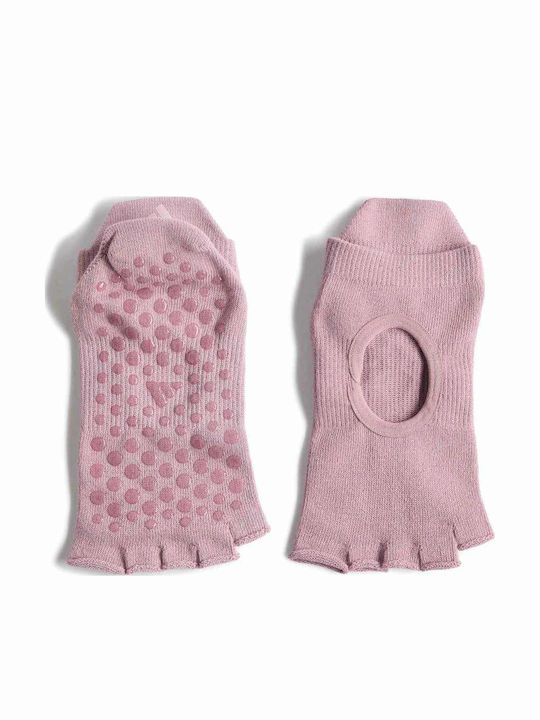 adidas Yoga Yoga Socks For Yoga/Pilates Purple 1 Pair