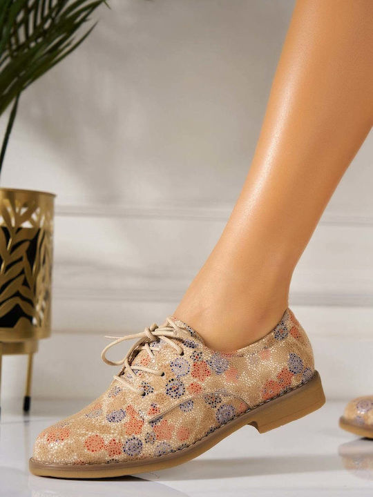 Lulux Suede Women's Oxfords in Brown Colour
