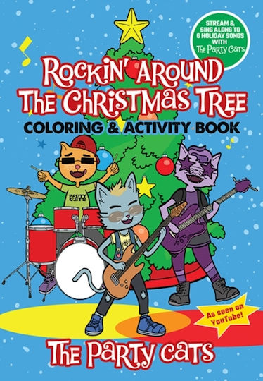 Party Cats Rockin' Around The Christmas Tree Coloring & Activity Book - Dover Publications Inc. - Paperback / Softback