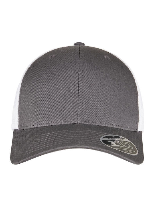 110 Mesh 2-tone Cap Charcoal White One