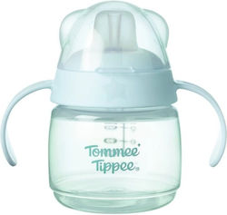 Tommee Tippee Transition Baby Trinklernbecher Silikon mit Griffen Blau für 4m+ 150ml Tommee Tippee Transition Baby Trinklernbecher Silikon mit Griffen Blau für 4m+ 150ml
