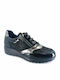 Women's Sneakers Black Leather