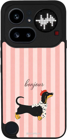 Θήκη Sonique Stripe Stories Series Nothing Phone 4a Pro Bonjour Puppy
