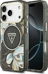 Guess Iml Glitter Flowers Triangle Magsafe Калъ...