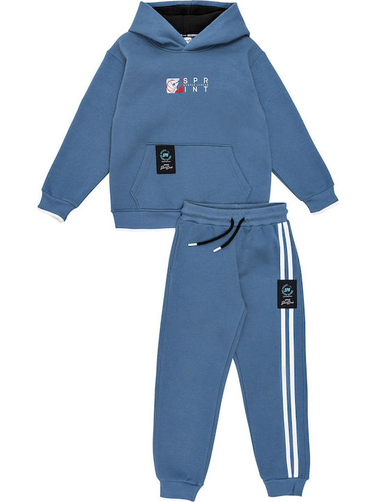 Sprint Kids Sweatpants Set With Top Sky Blue 2 ...