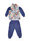 Kids Sweatpants Set Blue 3 Pieces