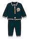 Kids Sweatpants Set Green 3 Pieces