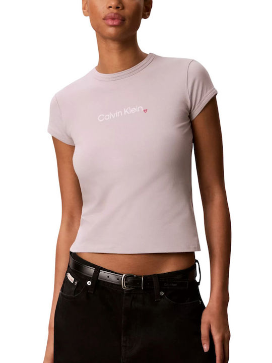 Calvin Klein Women's T-shirt Pink