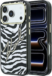 Karl Lagerfeld Iml Signature Zebra Glitter Magsafe Case Iphone 17 Pro Max 18 Pro Max Auriu 3666339661458