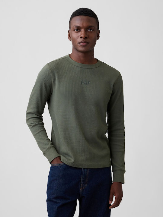 GAP Tweed Herrenbluse Grün