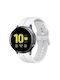 Samsung Galaxy Watch Active 2 44mm 20mm Loop Silikon Tragbare Bänder Weiß