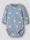 Name It Ashley Baby-Strampler Blau