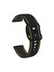 Wearable Strap Silicone Stitching Line Xiaomi Watch 5 47mm 22mm Black Yellow Line