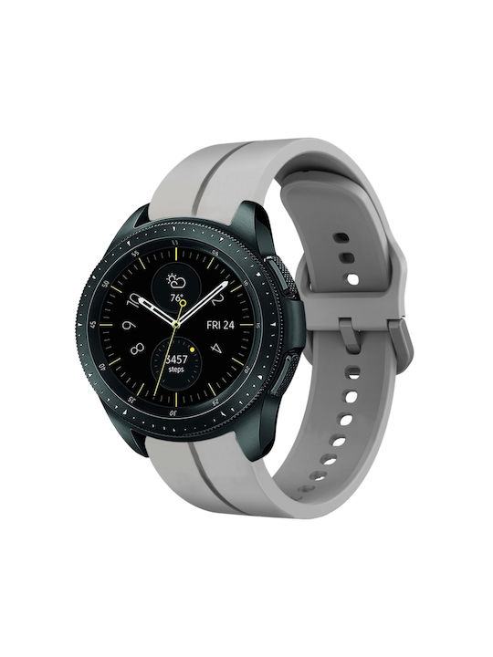 Samsung Galaxy Watch 42mm 20mm Loop Silikon Tragbare Bänder Grau