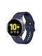 Samsung Galaxy Watch Active 2 44mm 20mm Loop Silikon Uhrenarmband Marineblau