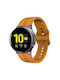 Samsung Galaxy Watch Active 2 44mm 20mm Loop Силиконова Каишка За Часовник Кехлибарено Жълта