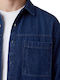 Μακρυμάνικo Overshirt Μπλε