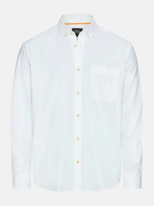 Camel Active Long Sleeve Shirt in Regular Fit Blue