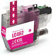 Cerneală Compatibilă Pentru Imprimantă InkJet Brother LC-462 Magenta 1 Bucată