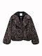 Damen Bomber Jacke Leopar