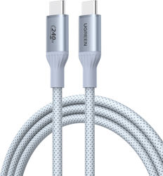 Ugreen L534 Braided USB 2.0 Cable USB-C Male - USB-C 240W PD Blue 1m 75731