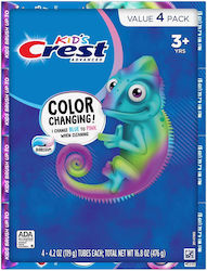 Crest Chameleon Kids Advanced Fluoridna сменяща цвета си бебешка паста за зъби с вкус на дъвка 119 г Crest Chameleon Kids Advanced Fluoridna сменяща цвета си бебешка паста за зъби с вкус на дъвка 119 г