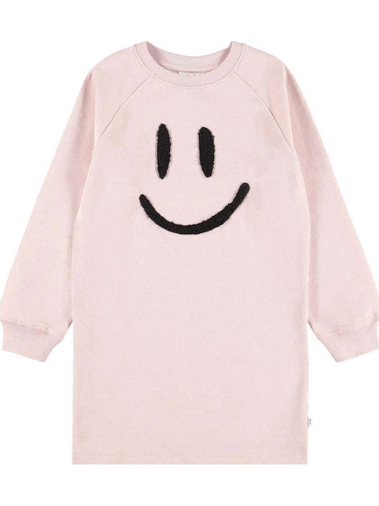 Mädchenkleid Mädchenkleider Langärmelig Rosa