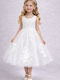 Girls Dress Tulle White