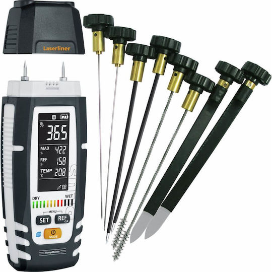 Laserliner LL-082.327A Contor Digital de Umiditate pentru Lemn / Materiale de Construcție / Ambient cu Sondă