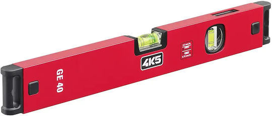 4K5 4K5-603.102-40 Aluminum Spirit Level 40cm with 2 Eyes