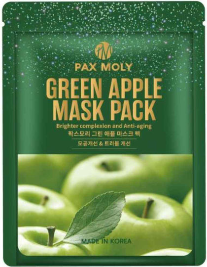 Pax Moly Pachet Mască cu Măr Verde Mască pentru Față 25 ml