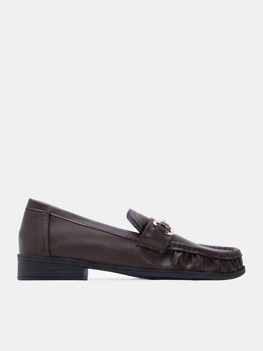 Luigi Women's Loafers In Brown Color
