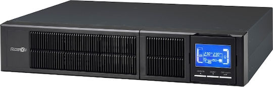 Power On ROL-1000 2U UPS On-Line 1000VA with 3 Schuko AC Outlets