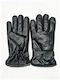 Schwarze Herren Lederhandschuhe