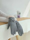 Graue Damen Handschuhe