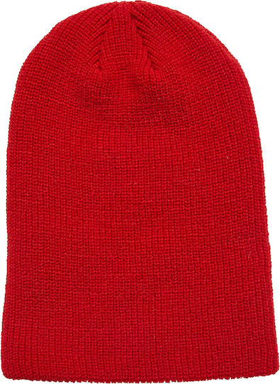 Beanie Ανδρικός Σκούφος Πλεκτός σε Κόκκινο χρώμα