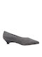 Wildleder Pumps Grau