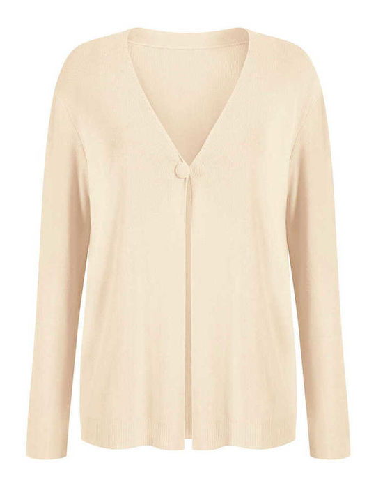 Celestino Strickjacke für Damen mit Knöpfen Beiges