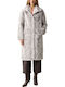 Short Women's Fur Light Grey