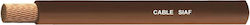 Silicone Fireproof Cable Siaf 1x0.5mm² Brown Sg...