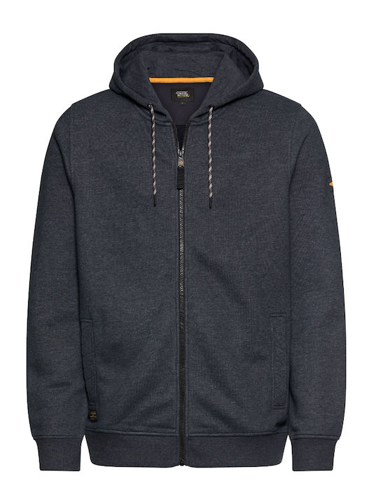 Men's Hooded Cardigan Dark Blue