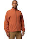 Men's Fleece Jacket Orange