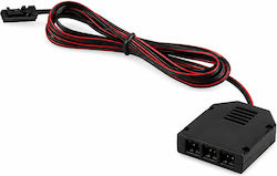 Connector Hub Mini 3 Διανομέας Led 3 Θέσεων 12v 36w Μαύρο