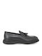 Δερμάτινα Ανδρικά Loafers σε Μαύρο Χρώμα