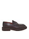 Leather Men's Loafers in Brown Colour