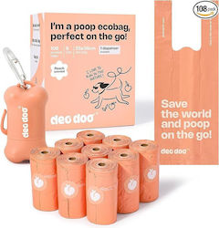 Deo Doo Hundekotentsorgung Taschen Orange