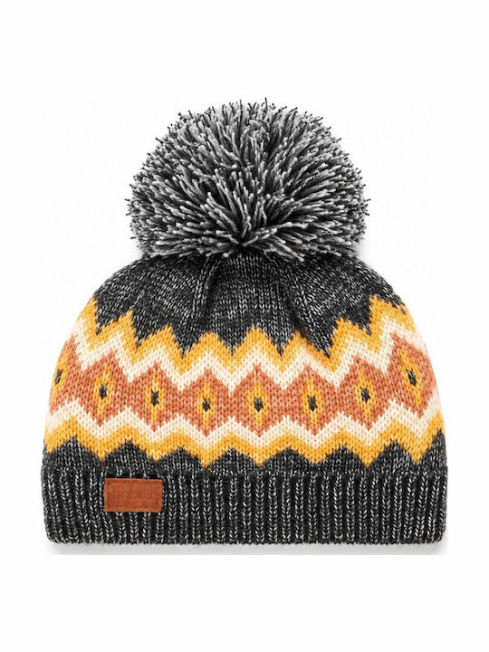 Kinder Beanie Gestrickt Grau