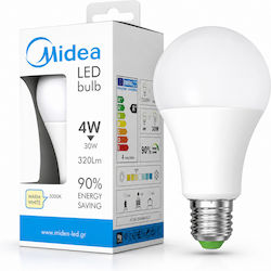Midea LED 4W E27 Warmweiß Midea LED 4W E27 Warmweiß