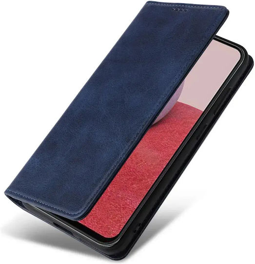 Book Piele Artificială Albastru Marin (Motorola Edge 50)